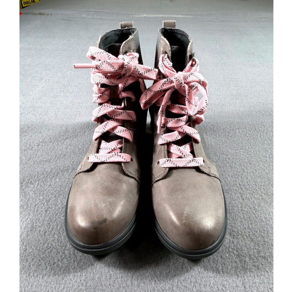 Sorel Joan of Arctic Wedge II Chelsea Boot Quarry Gray Women's 6.5 Waterproof
